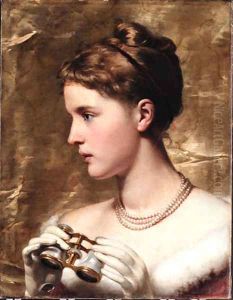 Portrait of a woman by Seymour Joseph Guy