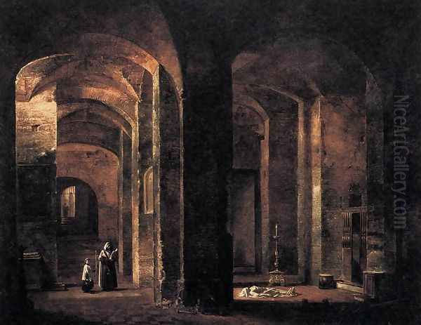 Crypt of San Martino ai Monti, Rome 1806 - view 1