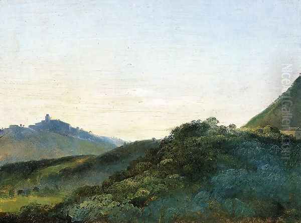 Italian Hills at Dawn - view 1