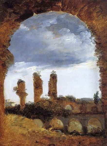 Ruined Columns in the Colosseum - view 1