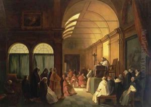 Meeting of the Monastic Chapter by Francois-Marius Granet