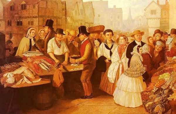 A Busy Market - view 1