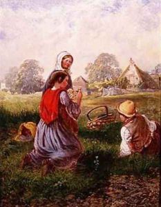 Picking Flowers by Alfred H. Green