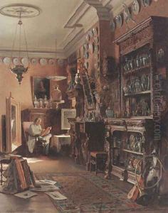 The collector's studio by Theodore Gerard