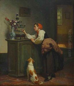 The pet canary