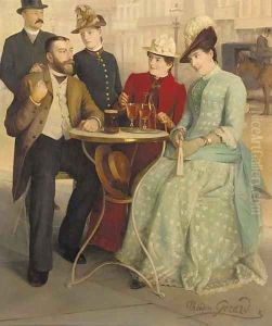 Cafe Conversation by Theodore Gerard