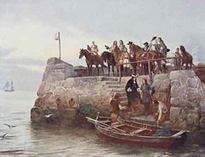 A Lost Cause The Flight of James II 1633-1701 after the Battle of Boyne in 1690 by Andrew Carrick Gow