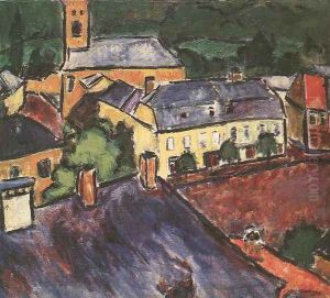 Cityscape (Nagybanya) c. 1910