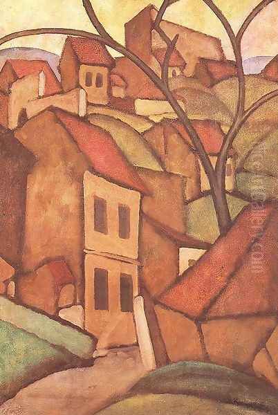 Taban Cityscape in Budapest 1910 - view 1