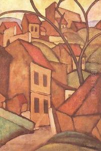 Taban Cityscape in Budapest 1910