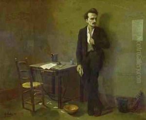 Henri Rochefort 1831-1913 in Mazas Prison by Armand Gautier