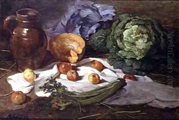 Still Life with Cabbages - view 1