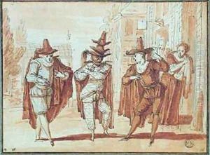 Theatrical Scene 2 by Claude Gillot