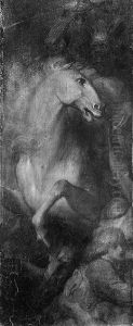 Benjamin West (fragment from a portrait)