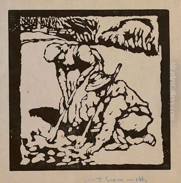 Lavori di primavera, 1911 (Feldarbeit) - view 1