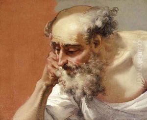 Head Study of an Elderly Bearded Man by Mauro Gandolfi