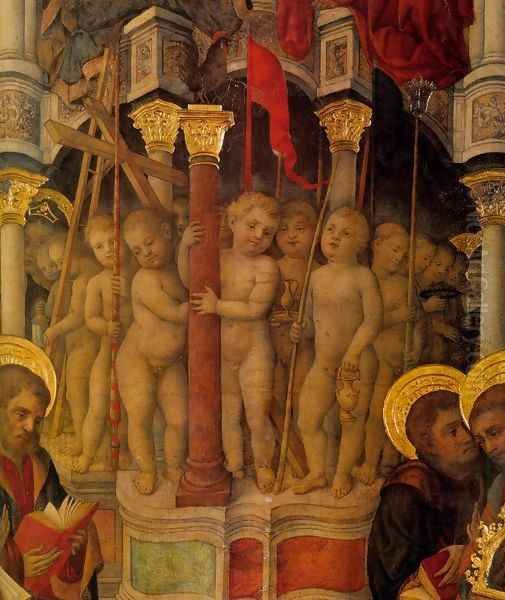 Coronation of the Virgin (detail) - view 1