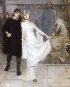 Ophelia and Laertes by Maurice William Greiffenhagen