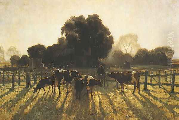 Spring Frost: Emu Plains by Elioth Gruner