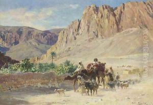 Caravan in the Desert (Caravane dans le desert)