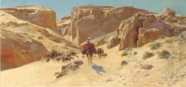 A Desert Caravan, Algeria - view 1