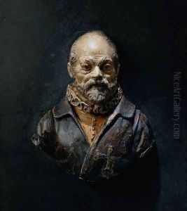 Self Portrait of Giambologna by Giambologna
