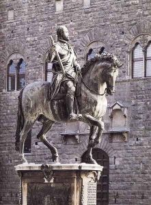 Equestrian Portrait of Cosimo I by Giambologna