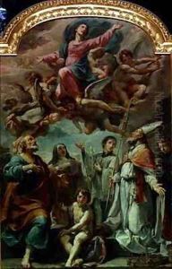 Madonna in Glory with Saints by Ubaldo Gandolfi