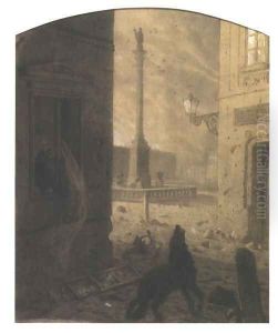 Sigismund III Square by Artur Grottger