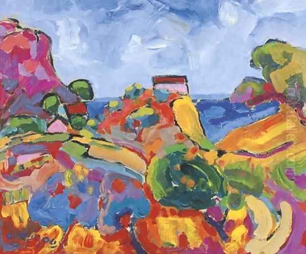 Paysage fauve en Provence - view 1