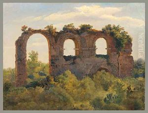 Remains of an Aqueduct late 1820s by Andre Giroux