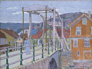 Canal Bridge, Flekkefjord by Harold Gilman