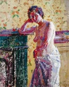 Interior with Nude by Harold Gilman