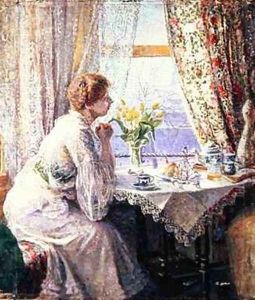 The Breakfast Table by Harold Gilman