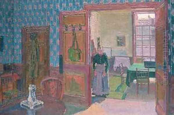 Interior with Mrs Mounter - view 1