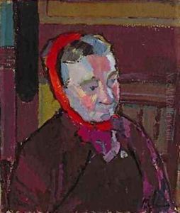 Portrait of Mrs Mounter by Harold Gilman