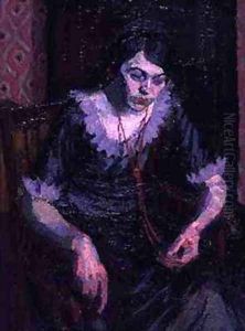 The Coral Necklace by Harold Gilman