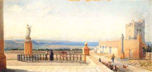 A View From St. Paul'S Bay, From San Paul Ta-Targa, Malta by Gian Gianni