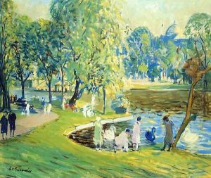 Public Garden, Boston by Arthur C. Goodwin