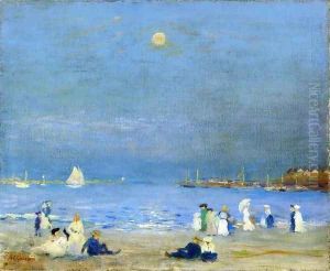 Beach Scene by Arthur C. Goodwin