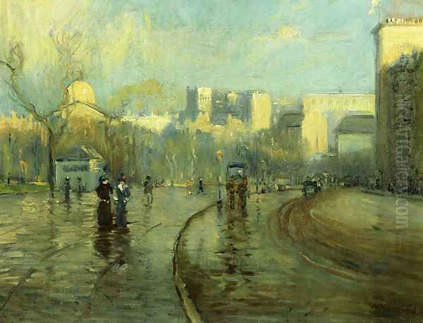 Early Morning, Tremont Street, Boston - view 1