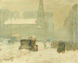 Park Street, Boston by Arthur C. Goodwin