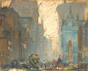Fifth Avenue at 59th Street by Arthur C. Goodwin