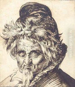 Head of a bearded man wearing a cap