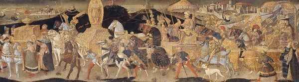 Front panel of a cassone - view 1