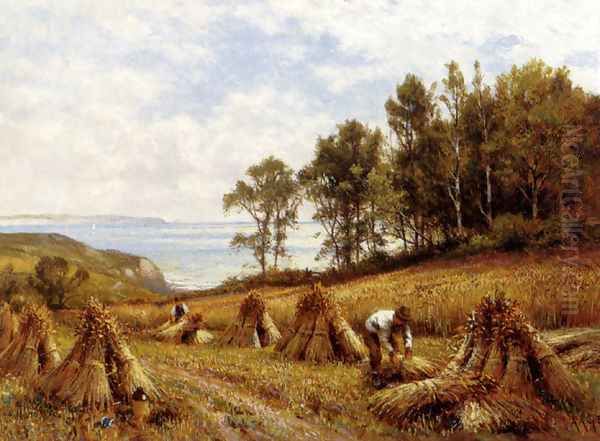 In The Cornfields, Near Luccombe, Isle Of Wight - view 1