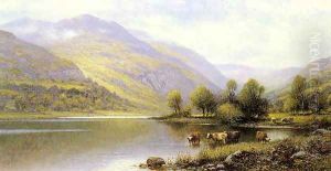 Near Capel Curig, North Wales by Alfred Glendening
