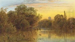 The Thames at sunset