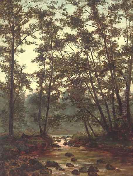 River Mole, near Box Hill, Surrey - view 1