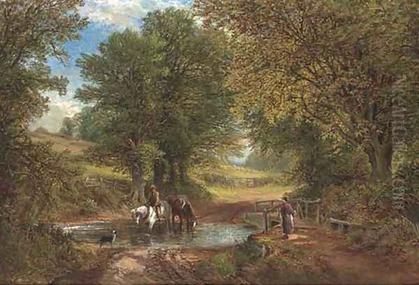 A chance meeting at the ford - view 1